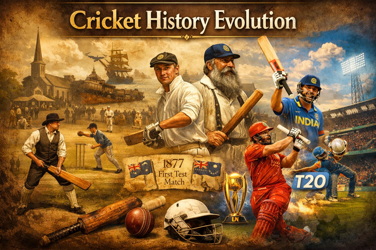 Cricket History Evolution