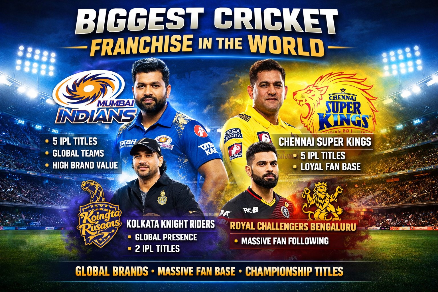 biggest cricket franchise in the world