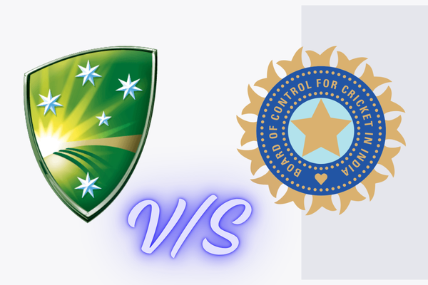 australian men cricket team vs india national cricket team timeline