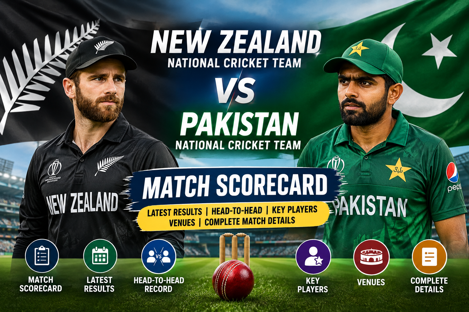 new zealand national cricket team vs pakistan national cricket team match scorecard